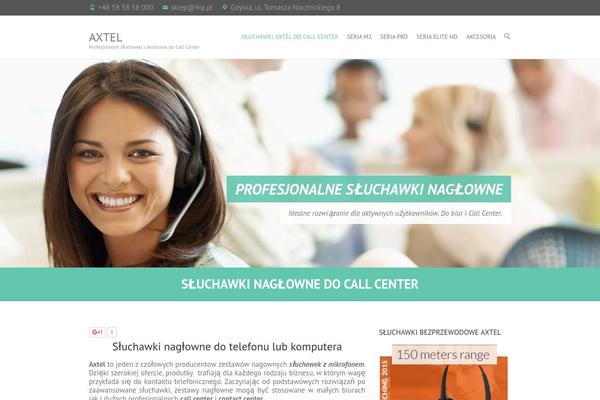 Interface Pro theme site design template sample