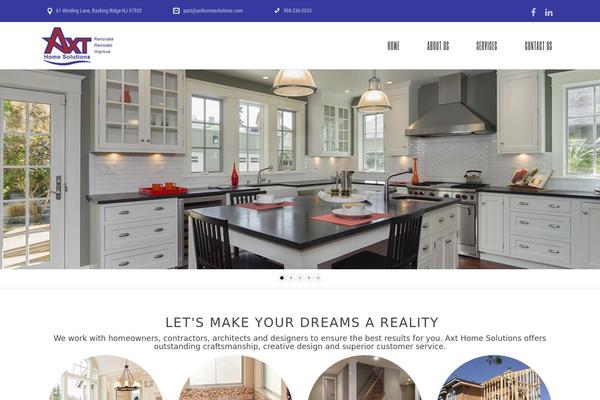 Site using Parallax Scroll plugin