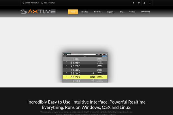 axti.me site used Xinity