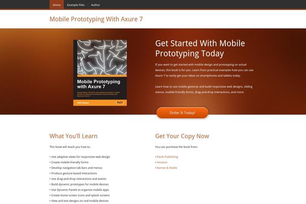 JustLanded theme site design template sample