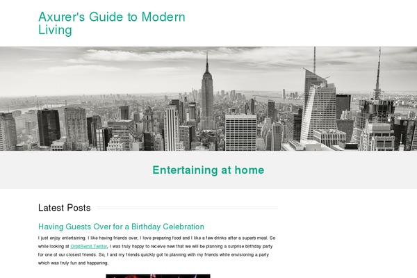 RestImpo theme site design template sample
