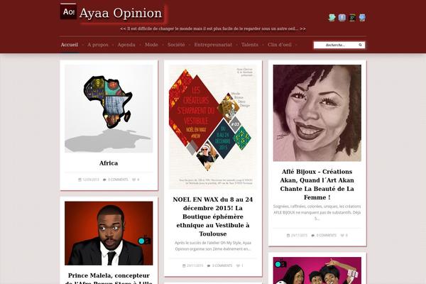 Fashionista theme site design template sample