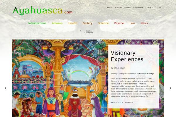 ayahuasca.com site used Zuki.
