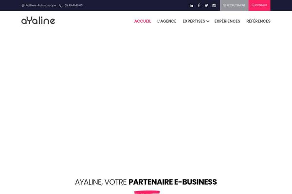Easyweb theme site design template sample