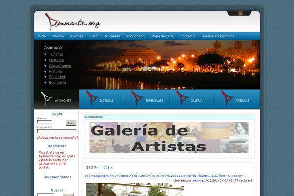 Site using Responsive Flickr Gallery plugin