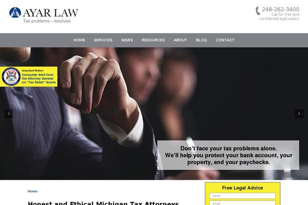 Site using Testimonial Rotator plugin