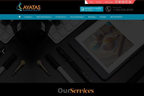 Site using Advanced lazy load plugin