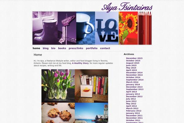 ayatsintziras.com site used Aya