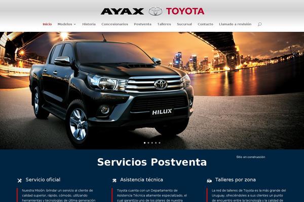 ayaxonline.com site used Divi Child