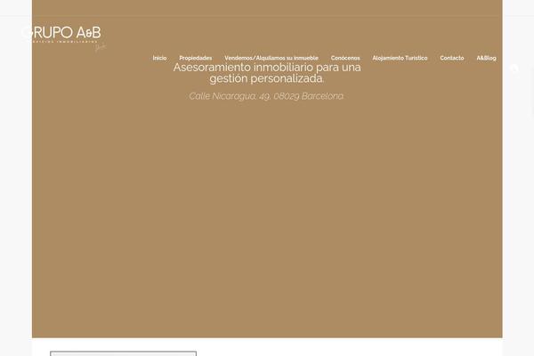 Residence Child theme site design template sample