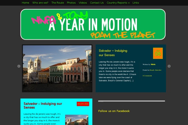 Postcard theme site design template sample