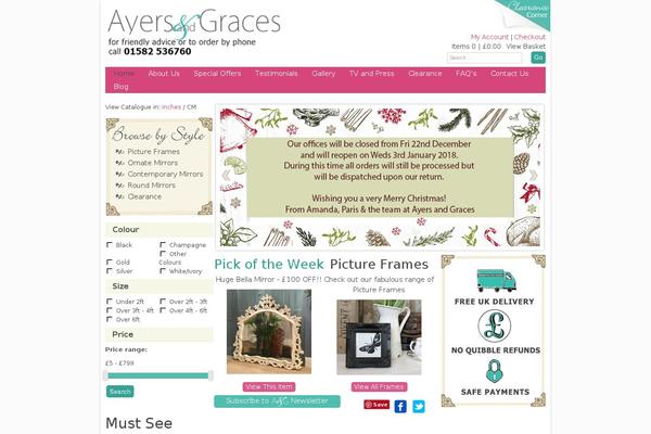 Ecommerce theme site design template sample