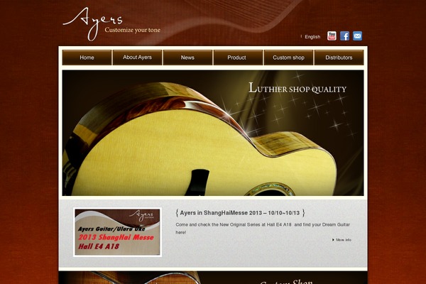 Ayers theme websites examples