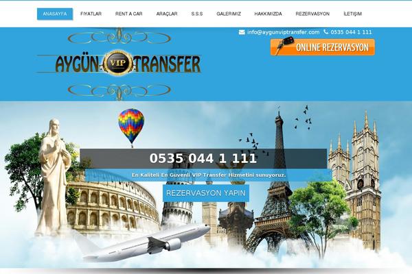 Enigma theme site design template sample
