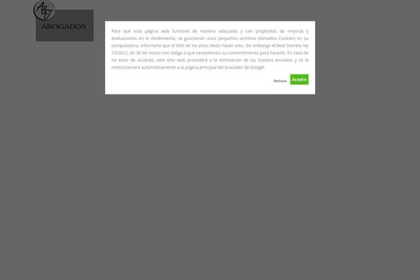 Site using Cookie-warning plugin