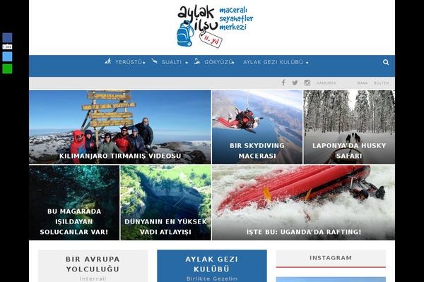 Valenti theme site design template sample