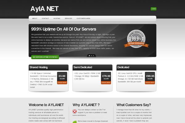 Phenomenon theme site design template sample