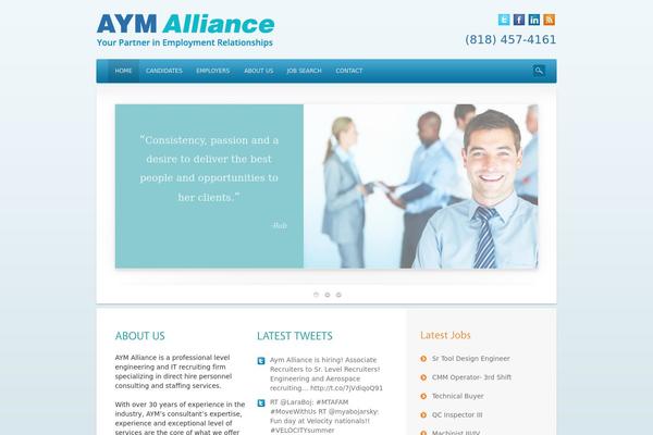 Dejavu theme site design template sample