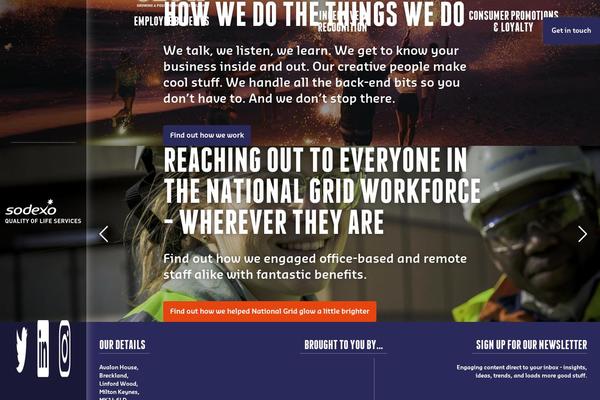 Site using Social Media Widget plugin