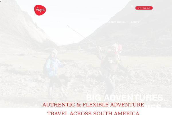 Altair theme site design template sample