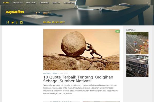 Site using Dreamgrow Scroll Triggered Box plugin