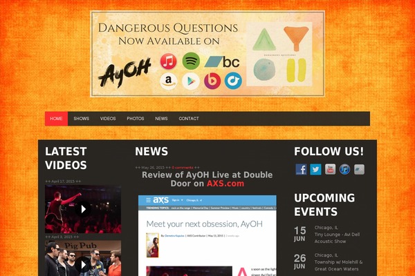 Soundboard theme site design template sample