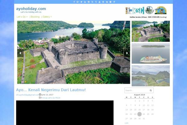 Tour theme site design template sample
