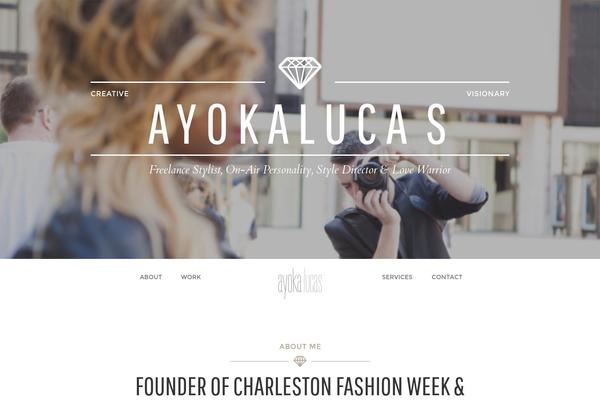 Thread theme site design template sample