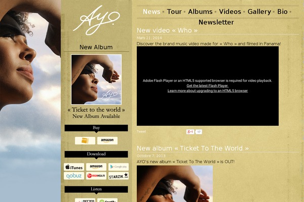 ayomusic.com site used Ayo