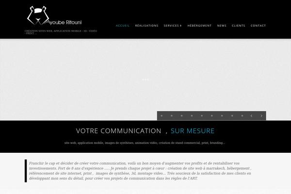 Allure theme site design template sample