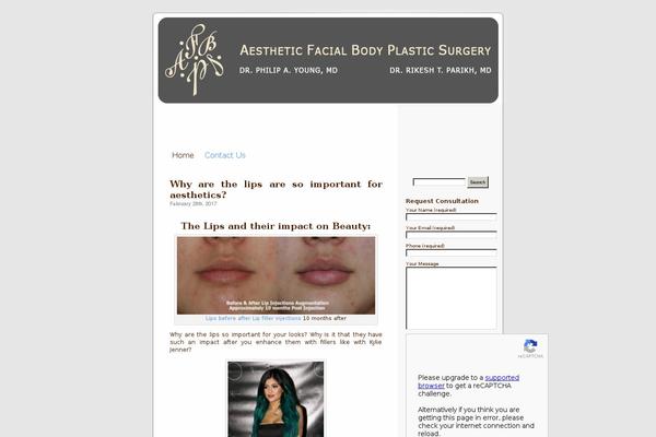 Default theme site design template sample