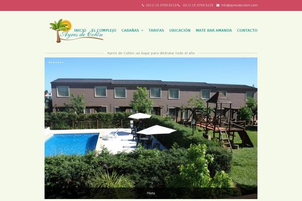 Total theme site design template sample