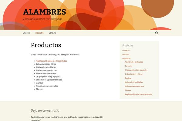 Twenty Thirteen theme site design template sample