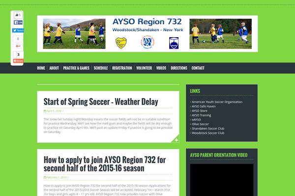 Solon theme site design template sample