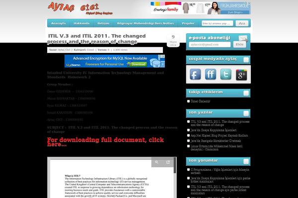 aytaccici.com site used Weblebi