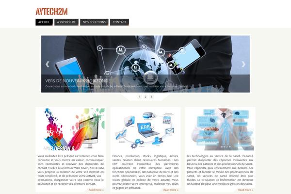 Parabola theme site design template sample