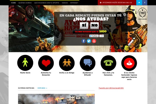 ayudabomberos.cl site used Missionwp21