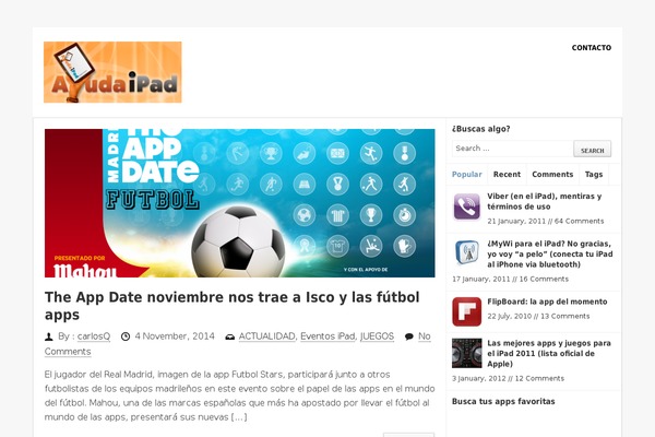 ayudaipad.net site used Yourself-developer