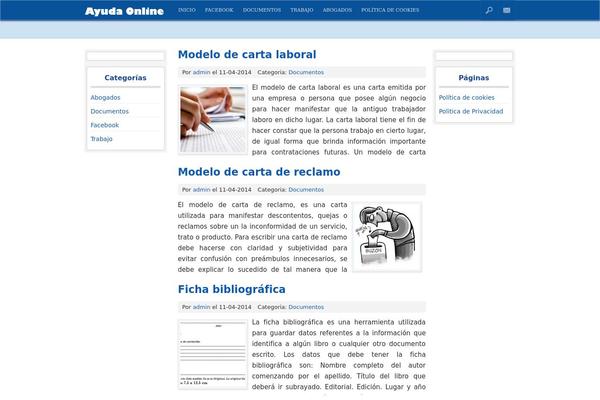 Spaze theme site design template sample