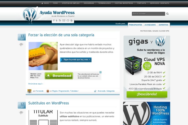 Site using Text Hover plugin