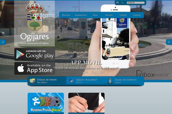 City theme site design template sample