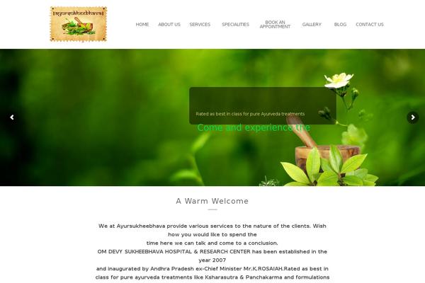 ayursukheebhava.com site used Aqua