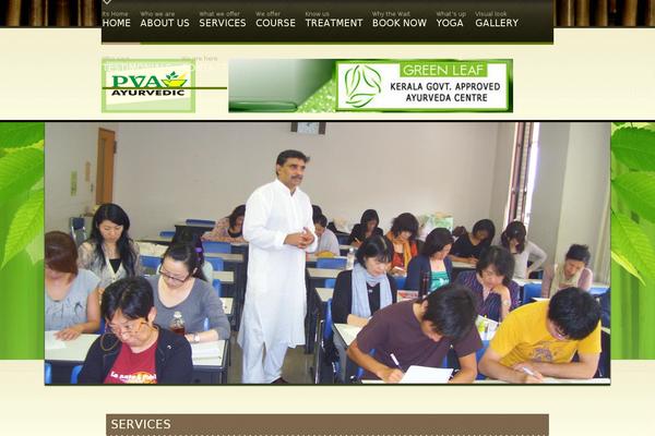 ayurvedaacharya.com site used Retrolie