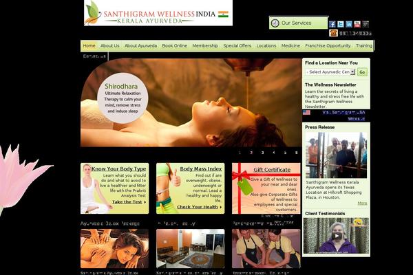 Santhigram theme websites examples