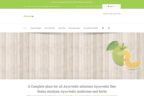 ayurvedicdietsolutions.com site used Avada353themeonly
