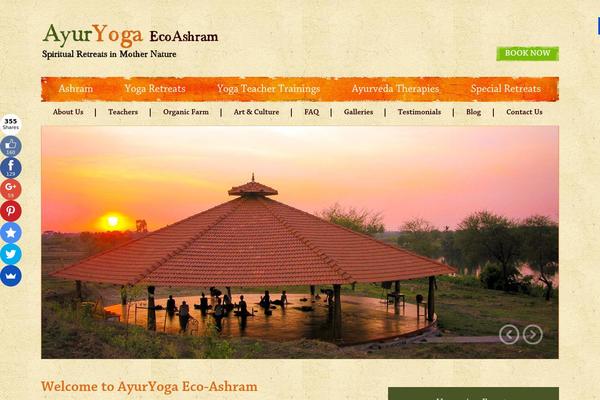 ayuryoga-ashram.com site used Gimnasio