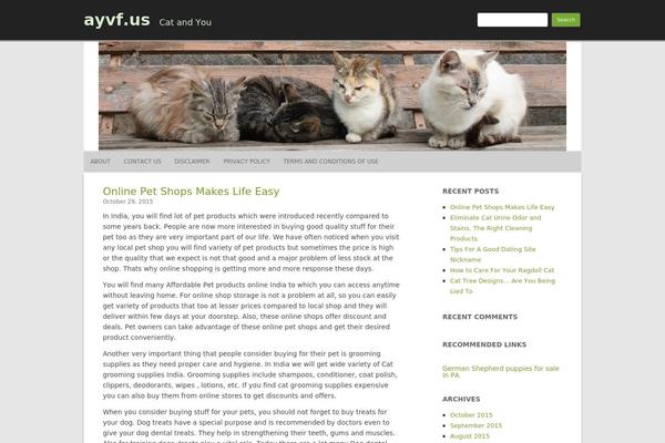 RCG Forest theme site design template sample