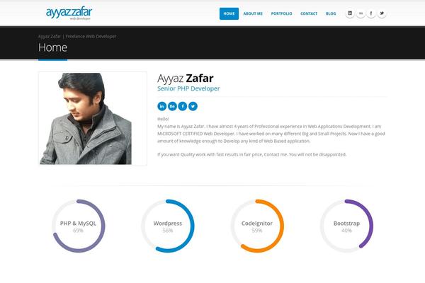 Porto theme site design template sample