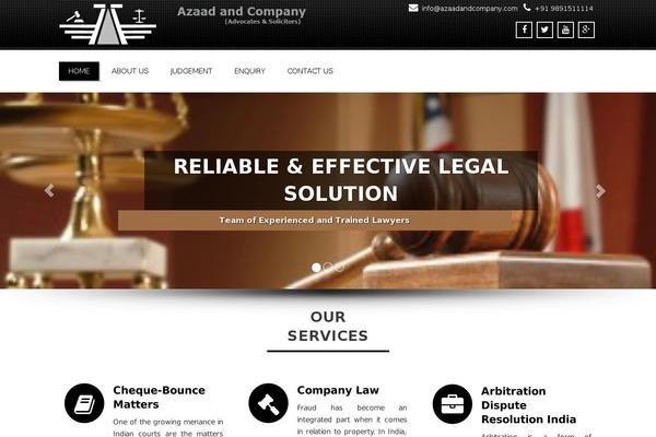 Enigma theme site design template sample
