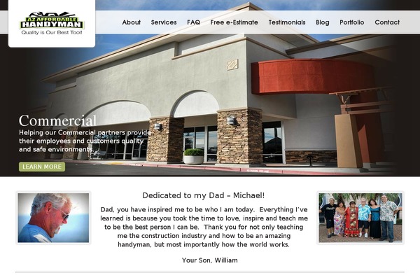 Patricia theme site design template sample